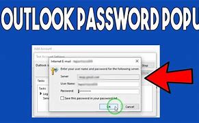 Image result for Outlook Password Pop-Up