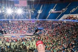 Image result for Trump Rally Blue Sky