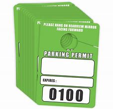 Image result for Images of Parking Pass