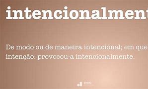 Image result for intencional