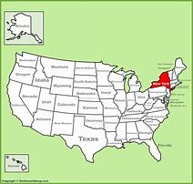 Image result for New York America Map