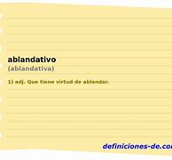 Image result for ablandativo