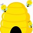 Image result for Bee Nest Cartoon