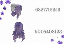 Image result for Roblox Hair ID Codes