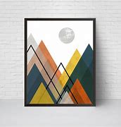 Image result for Abstract Geometric Wall Art