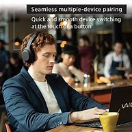 Image result for Sony Wireless Premium Noise Canceling Overhead Headphones Red