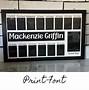 Image result for 12 Year School Picture Frame 8X10 Printable