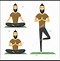 Image result for Yoga Day Cartoon