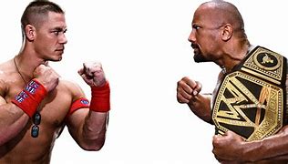 Image result for The Rock vs John Cena Round 1