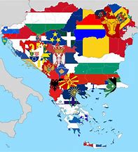 Image result for Balkan Country Map