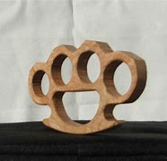 Image result for Wood Brass Knuckles