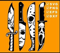 Image result for Michael Myers with Knife SVG