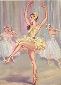 Image result for Vintage Ballerina Prints