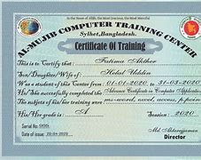 Image result for Computer Certificate Template Rahim Yar Khan