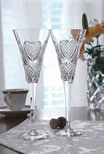 Image result for Italian Crystal Toasting Flutes