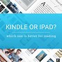 Image result for Kindle vs iPad