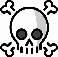 Image result for Skeleton Emoji Skull Crossbones