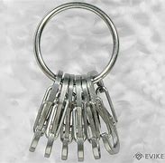 Image result for Stainless Steel Hinged Key Ring