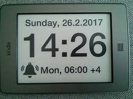 Image result for Kindle Clock