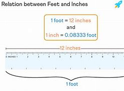 Image result for How Many Inches Is One Foot