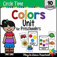 Image result for Color Lesson Plan Preschool