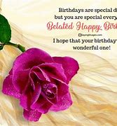 Image result for Belated Birthday Cards