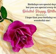 Image result for Belated Birthday