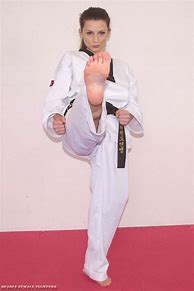 Image result for Woman Doing Karate Kick