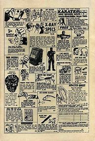 Image result for Comic Book Ad Page