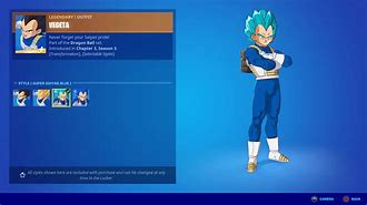 Image result for Vegeta in Fortnite