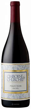 Image result for Claiborne Churchill Pinot Noir Twin Creeks