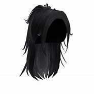 Image result for Black Messy Hair Roblox