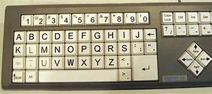 Image result for Picture of Keyboard with Big Keys Top View