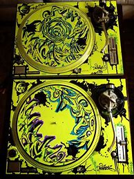 Image result for DJ Turntables Graffiti Art