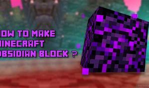 Image result for Obsidian Block