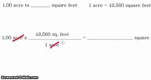 Image result for Convert Acres into Square Feet