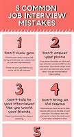 Image result for Things You Should Not Do in a Job Interview