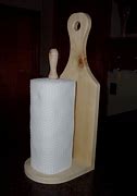 Image result for Unfinished Wood Paper Towel Holder