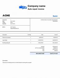 Image result for Auto Invoice Template