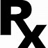 Image result for RX Logo Black and White