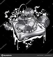 Image result for Turntables Pictures Graffiti