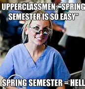 Image result for Spring Semester Memes