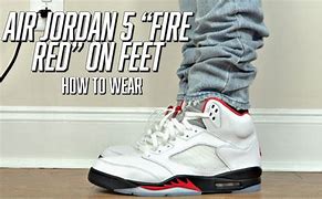 Image result for Jordan 5 Fire Red How to Dress