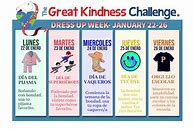 Image result for Great Kindness Challenge Dress Up Days