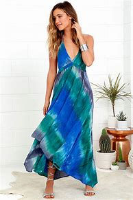 Image result for Blue Tie Dye Dress