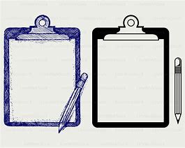 Image result for Clipboard Paper and Pencil Clip Art