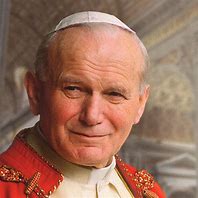 Image result for Pope John Paul II Figire with Coinchair