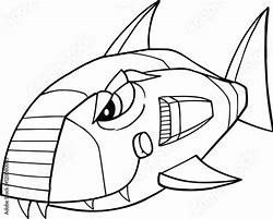 Image result for Robot Shark Drawing Svg