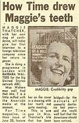 Image result for Margaret Thatcher Teeth
