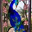 Image result for Peacock Stained Glass Door